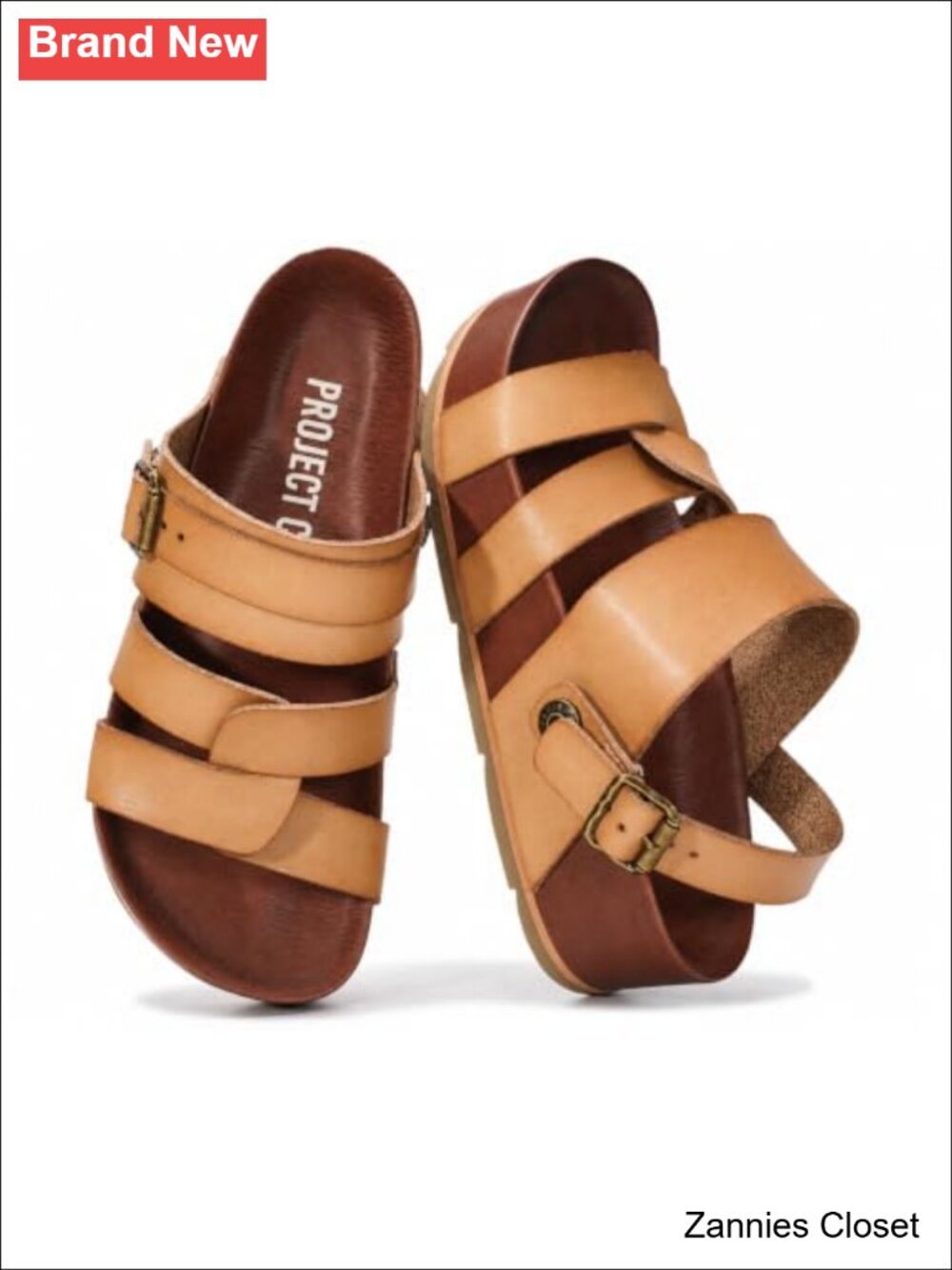 ✨Project Cloud Women's Platform Sandals Strappy Wedges Plush Insole Slip
